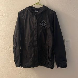 Columbia brand Jimmy Johns Black Raincoat